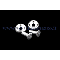 Screw and dome washer for fixing headlight ring nut for Vespa  VNB - VBB - VNA - GL - SPRINT - GT (2 pcs)