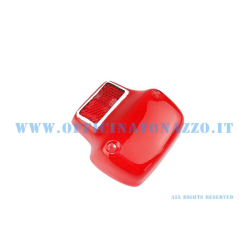 Red rear light housing marked Siem for Vespa Primavera 1st series - 90 SS