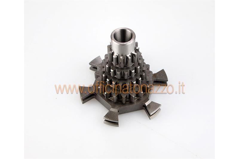 Multiple gear DRT Z 12-16-20-19 fine gears with 4th large teeth for Vespa TS