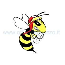 Aufkleber Vespa „Bad Ass Wasp“