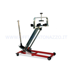 Manual hydraulic Vespa lift with articulated template (360°) and front and side tilt