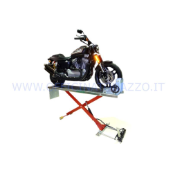 Vespa and motorcycle hydraulic foot-operated lift stand
