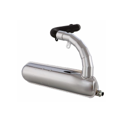 Sip Road chrome racing exhaust for Vespa Primavera - ET3