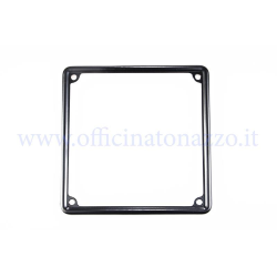 Cadre de plaque d'immatriculation Vespa en fer noir pour plaque d'immatriculation ancien modèle