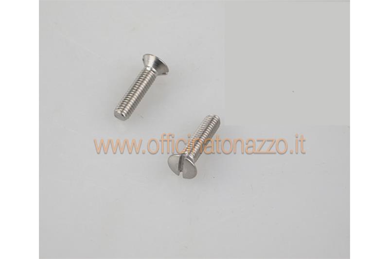 Countersunk screw M5x20mm rounded head for fixing trapezoidal headlight frame for Vespa Sprint - GL