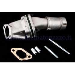 Collecteur d'admission Polini lamellaire 19 mm, raccord à 2 trous, embout rigide pour Vespa  PK