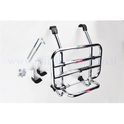 Faco chrome front luggage rack for Vespa S 50-125 from 2007