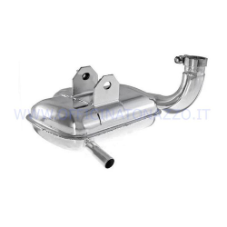 Sip Road 2.0 chrome racing exhaust for Vespa PX - PE - 200 - Rally 200