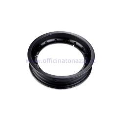 Jante tubeless démontable en alliage Pinasco canal 2,10x10" noir homologuée TUV pour Vespa PX - 50 - Primavera - ET3
