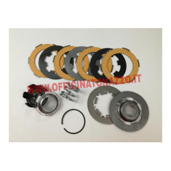 Complete clutch assembly, 4 reinforced carbon discs for Vespa 50 - Primavera - ET3