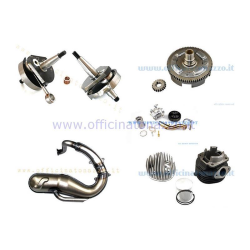 Kit für die Motorüberarbeitung Polini 75cc R mit Auspuffbooster (ohne PK)
