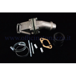 Collecteur d'admission Polini lamellaire 24 mm, raccord à 2 trous, embrayage élastique pour Vespa 50 - ET3 - Primavera