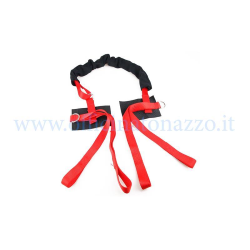 Cable de bloqueo de la moto para el manillar con enganche a los puños para todas las Vespa