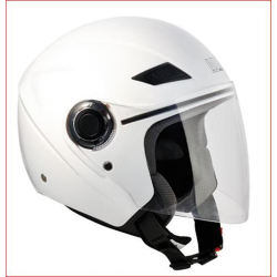 CARIBE helmet, metallic white, size S (56 cm)