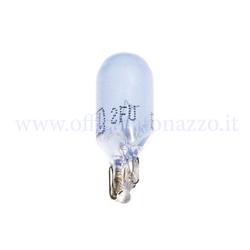 Plug-in lamp for Vespa 12V - 5W for position light on original Piaggio PX halogen light (blue color)