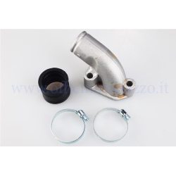 Collecteur d'admission Pinasco Ø 28/30 raccord élastique pour Vespa PX - PE - T5