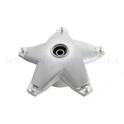 Grey metal star front brake drum with disc brake for Vespa PX125/150/200 - '98 - MY - '11&gt