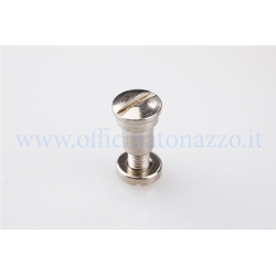 Vis et écrou de levier de frein/embrayage 8,6/6,6x20 mm pour Vespa 125 VM - VN - VL (tête fendue)