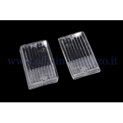 Corps lumineux de clignotants arrière blancs pour Vespa PK (sauf XL)