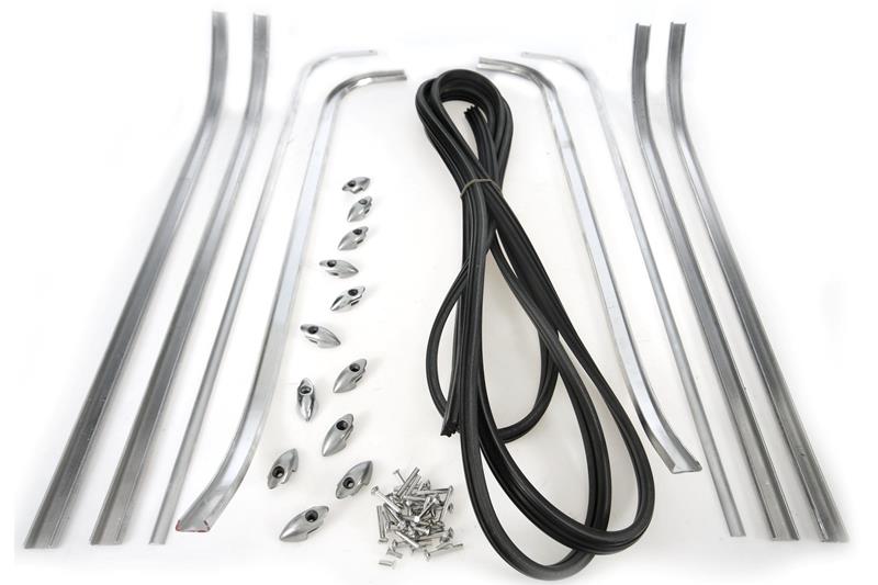 75450900 - Strisce pedana complete di puntali e ribattini per Vespa 160 GS