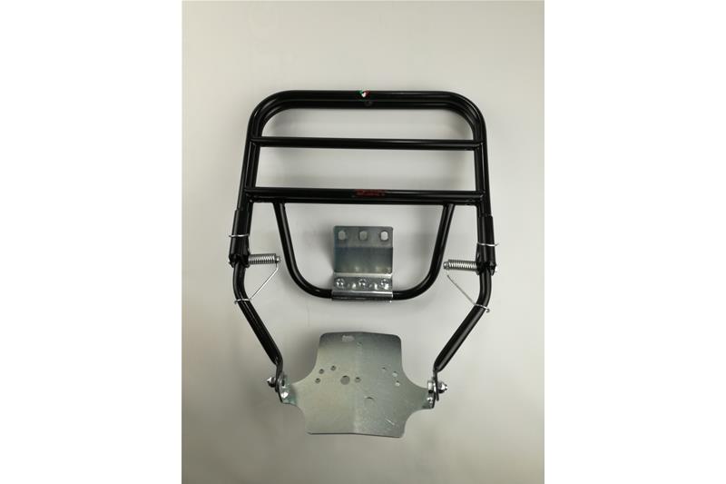 Black rear rack for Vespa PK - ETS (plate attachment)
