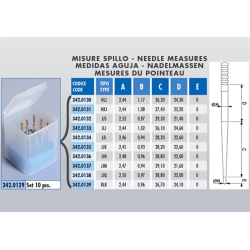 Kit d'aiguilles coniques 10 pièces pour carburateur PWK KEHIN
