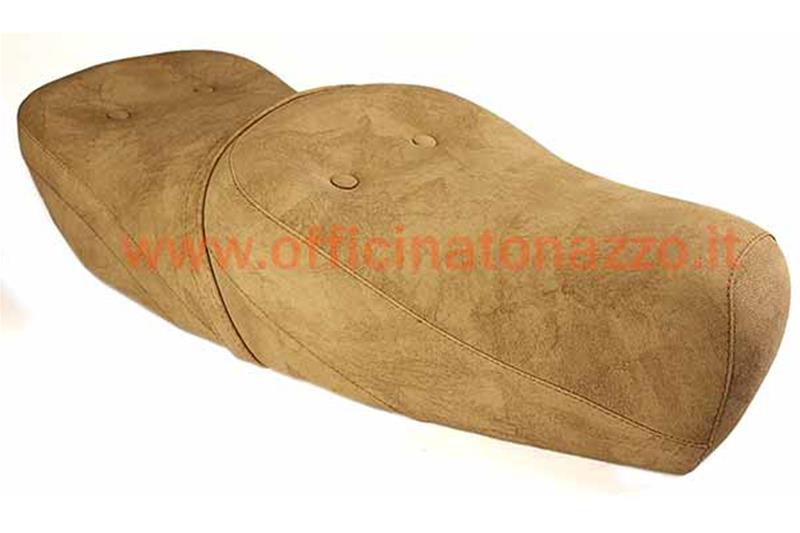 Dual seat foam lockable type for King & Queen beige Vespa 125/150/200 - GT - GTR - Sprint Veloce - TS - PX