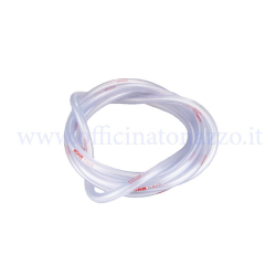 Transparent fuel hose Ø6 x 12mm for Vespa small frame (SOLD BY THE METRE)