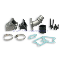 Malossi Ø25 two-hole reed intake manifold for Vespa PK 50/125