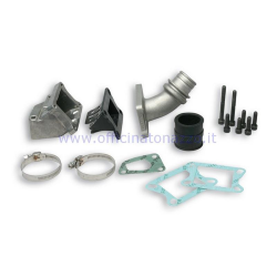 Malossi Ø25 three-hole reed intake manifold for Vespa PK 50/125
