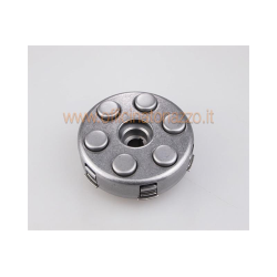 Komplette Kupplungsgruppe 4 Scheiben 6 Federn Ø Flansch 97 mm Ritzel Z22 für Vespa GT - GTR - GL - Sprint - Sprint V. - TS - Super 125/150 - VNB 2&gt