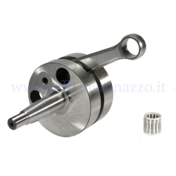 Árbol motor Quattrini Competizione carrera 51 mm, cono 20, biela 102 mm específico para cárter C1 para Vespa 50 - Primavera - ET3