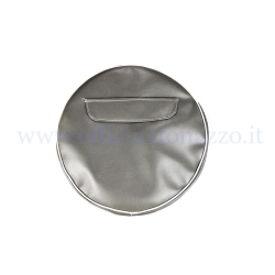 Cache-roue de secours gris sans inscription avec poche porte-documents pour jante de 10"