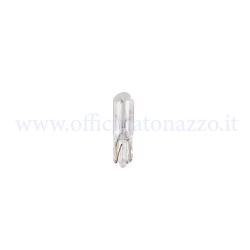 Ampoule pour Vespa tout verre 12 V - 1,2 W pour compteur kilométrique PX Arcobaleno et Millenium et pour voyants lumineux/clignotants Vespa PX à partir de 1981