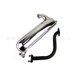 Original chrome torpedo silencer for Vespa 50 Special - R - L - N