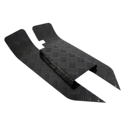 Black aluminium footrests for Vespa PK50-125/S/XL/FL/HP/N/Rush/XL2/Automatic