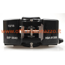Oversized black disc brake caliper for Vespa PX (including pads)