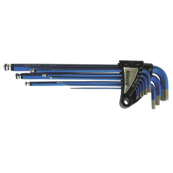 KIT OF 9 KRAVM KEYS COATED WITH SPHERICAL ENDS