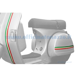 Adhesivo bandera italiana a rayas, 720 mm x 70 mm 1 unidad