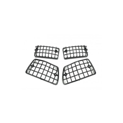 Black plastic indicator grilles for Vespa PX80-200-PE-Lusso- T5- Classic (4 pcs)