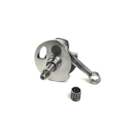 Arbre moteur avancé JASIL pour Vespa PX 125/150 cc course 57 cône 20 avec bielle polie.