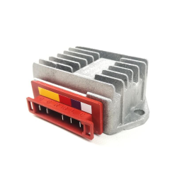 Régulateur de tension d'origine Piaggio 12 V 28 A, 5 fils  pour Vespa PK50 XL- HP- Rush - PX -Ape  FL3 (réf. 2180605)