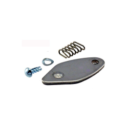 Tapa de cerradura completa con remache y arandela para ciclomotor Ciao.