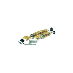 Pair of gold front and rear shock absorbers for Vespa  50 - 90 - 125 Primavera - ET3