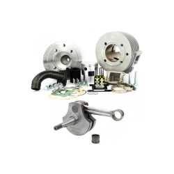 Kit Cilindro Vespa "Faro Basso" Pinasco, 160cc completo di Albero motore(26031001-25080903) per Vespa 125 VM/VN/ACMA/150 VB/VGL1/VLØ 60mm