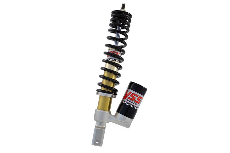 Rear shock absorber with adjustable gas separate tank YSS, approved ABE - Vespa wheels 10 "