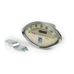 Tachometer mit 120 km/h Skala, Originalausführung für Vespa 180 VSC „SS”, 150 VBA/VBB/VSB1 „GS”/GL/GT/VS5 „GS”