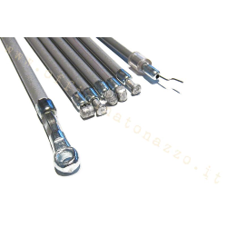 Kabel-/Schlauchsatz ohne selbstschmierende Innenummantelung für Vespa PX 1. Serie, GRAU