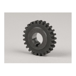 DRT Z 17 straight teeth pinion meshes with Z62 primary gear for Vespa and Ape 50