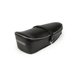 Selle biplace à ressorts sans serrure avec inscription Piaggio pour Vespa 50 - Primavera - ET3